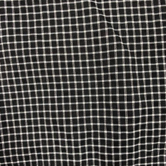 Bill Blass 10 Capri Pants Black White Plaid Flat F - Picture 3 of 4